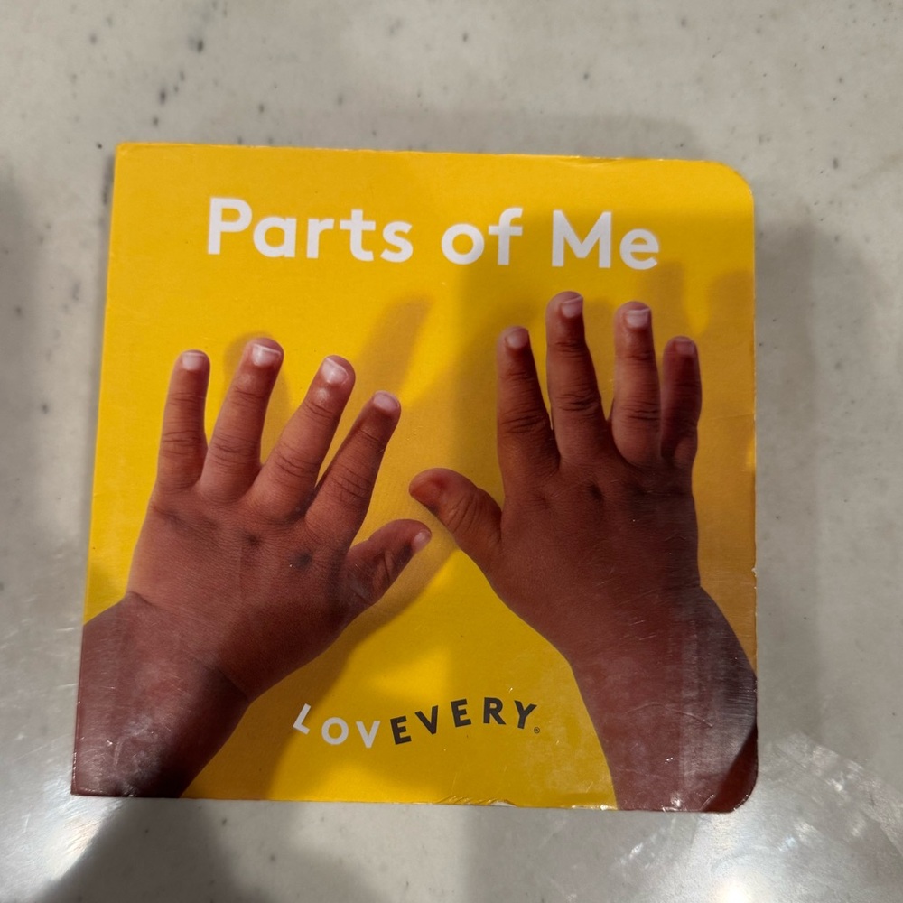 Lovevery Parts of Me Learning Book - Yellow